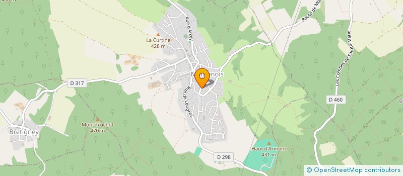 localisation de l'entreprise MONSIEUR MATHIEU MENECIER  MONTENOIS