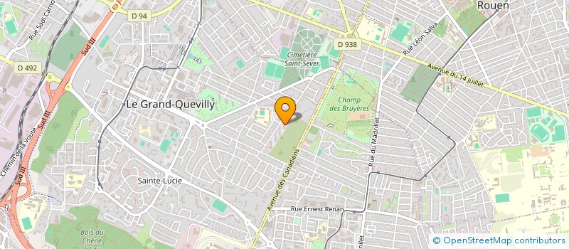 localisation de l'entreprise MONSIEUR MATHIEU MENGUY à LE GRAND-QUEVILLY