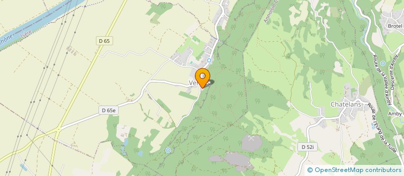 localisation de l'entreprise MONSIEUR MATHIEU MENNELLA  VERNAS