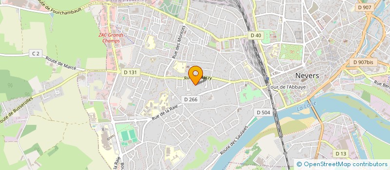 localisation de l'entreprise MONSIEUR MATHIEU MENO à NEVERS