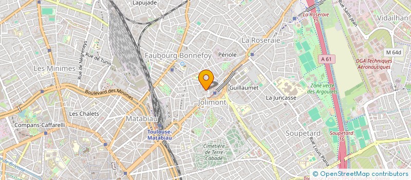 localisation de l'entreprise MONSIEUR MATHIEU MENOSSI à TOULOUSE