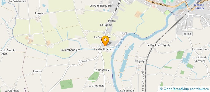 localisation de l'entreprise MONSIEUR MATHIEU MERCIER à GUIPRY-MESSAC
