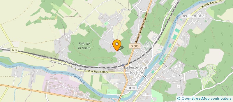 localisation de l'entreprise MONSIEUR MATHIEU MEREAUX-CONSTANTIN à LA FERTE-SOUS-JOUARRE