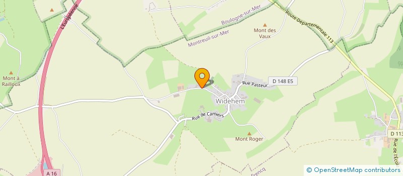 localisation de l'entreprise MONSIEUR MATHIEU MERLOT  WIDEHEM