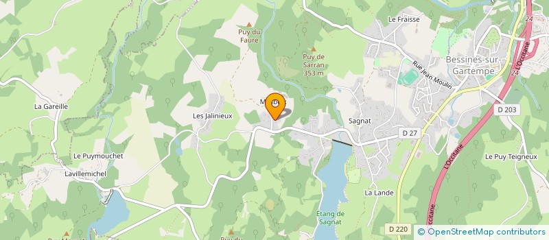 localisation de l'entreprise MONSIEUR MATHIEU MEYRIGNAC à BESSINES-SUR-GARTEMPE