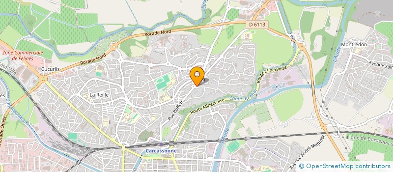 localisation de l'entreprise MONSIEUR MATHIEU MEYRUEIX  CARCASSONNE