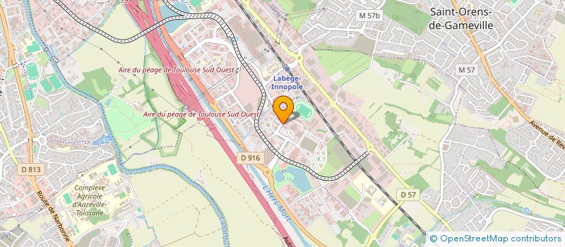 localisation de l'entreprise MONSIEUR MATHIEU MICHARD  LABEGE