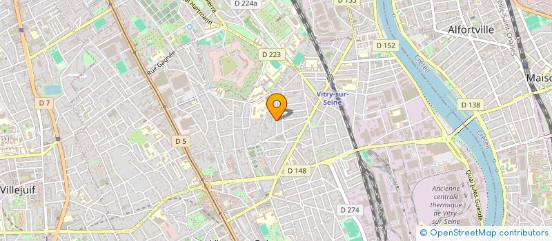 localisation de l'entreprise MONSIEUR MATHIEU MICHELET  VITRY-SUR-SEINE