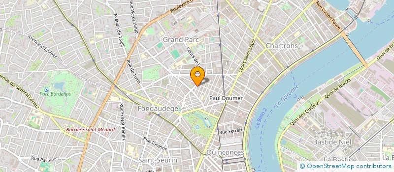 localisation de l'entreprise MONSIEUR MATHIEU MICHON  BORDEAUX