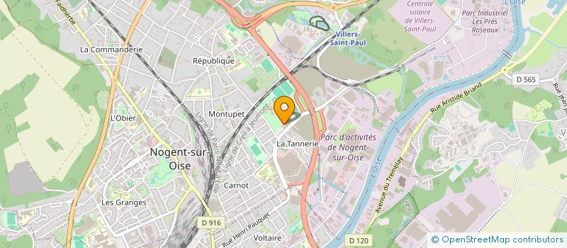 localisation de l'entreprise MONSIEUR MATHIEU MICHOT  NOGENT-SUR-OISE