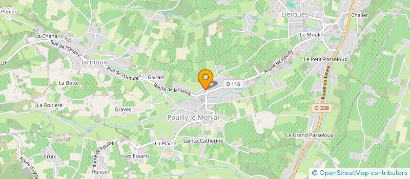localisation de l'entreprise MONSIEUR MATHIEU MIGNARD à PORTE-DES-PIERRES-DOREES