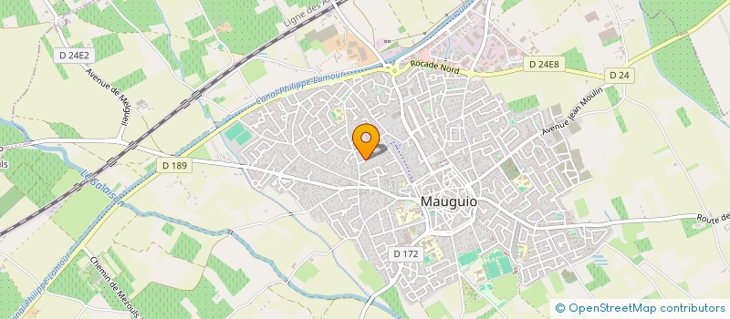 localisation de l'entreprise MONSIEUR MATHIEU MIGNOT  MAUGUIO