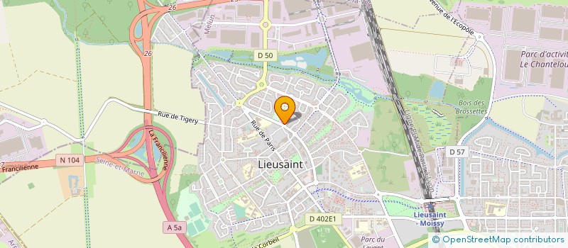 localisation de l'entreprise MONSIEUR MATHIEU MIL  LIEUSAINT