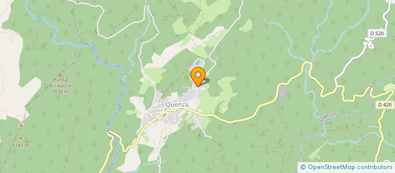 localisation de l'entreprise MONSIEUR MATHIEU MILANINI  QUENZA