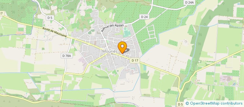 localisation de l'entreprise MONSIEUR MATHIEU MILLAN  MOURIES