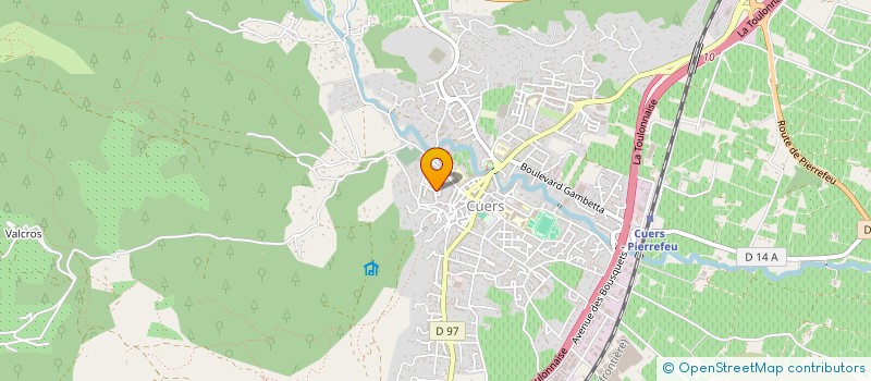 localisation de l'entreprise MONSIEUR MATHIEU MILLEFORT  CUERS