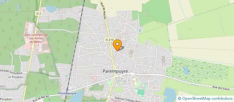 localisation de l'entreprise MONSIEUR MATHIEU MILLERIOUX  PAREMPUYRE