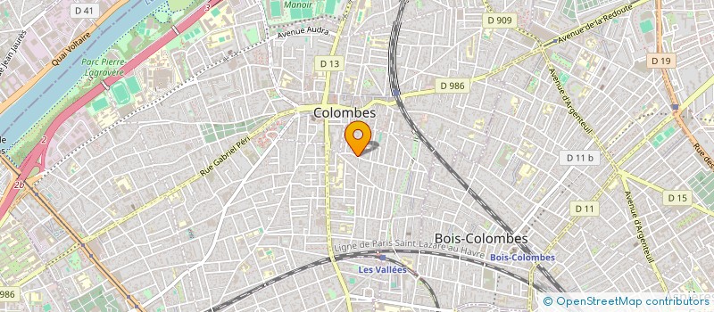 localisation de l'entreprise MONSIEUR MATHIEU MILLET à COLOMBES