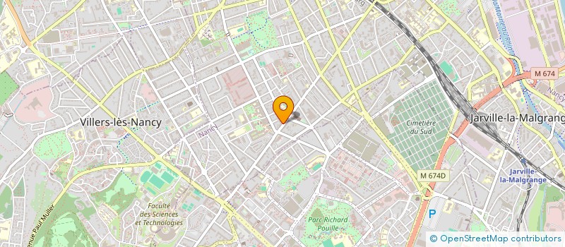 localisation de l'entreprise MONSIEUR MATHIEU MILLOT  NANCY