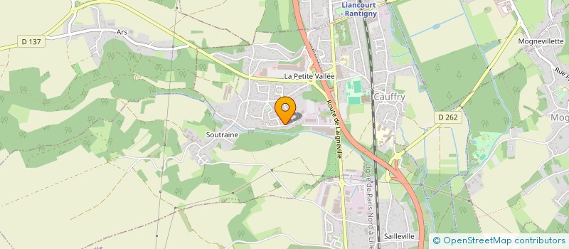 localisation de l'entreprise MONSIEUR MATHIEU MILON  CAUFFRY