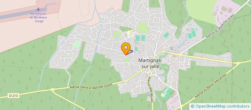 localisation de l'entreprise MONSIEUR MATHIEU MILOT  MARTIGNAS-SUR-JALLE