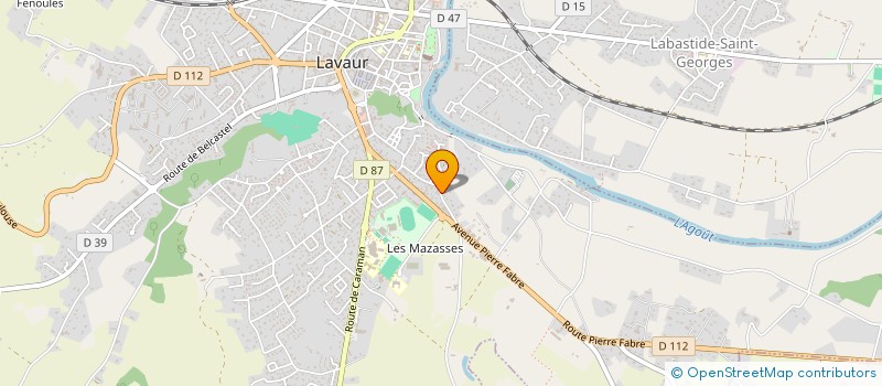 localisation de l'entreprise MONSIEUR MATHIEU MILOT  LAVAUR