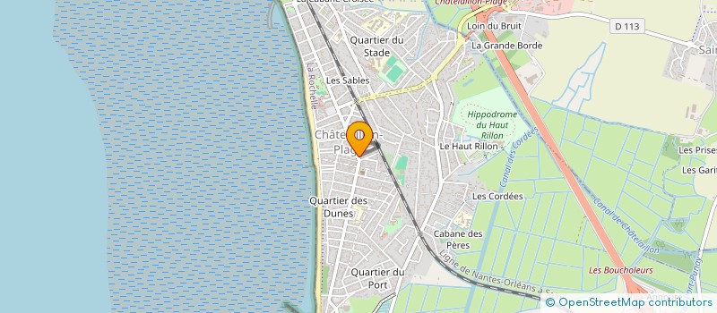 localisation de l'entreprise MONSIEUR MATHIEU MINEAUD à CHATELAILLON-PLAGE