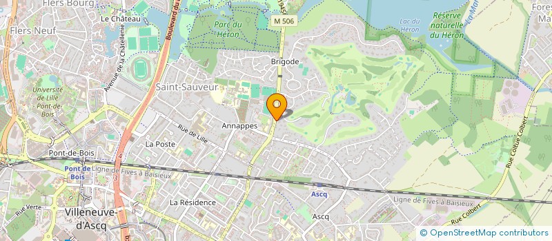 localisation de l'entreprise MONSIEUR MATHIEU MISRACHI  VILLENEUVE-D'ASCQ