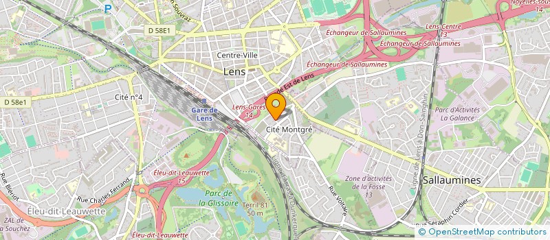 localisation de l'entreprise MONSIEUR MATHIEU MISTRETTA  LENS