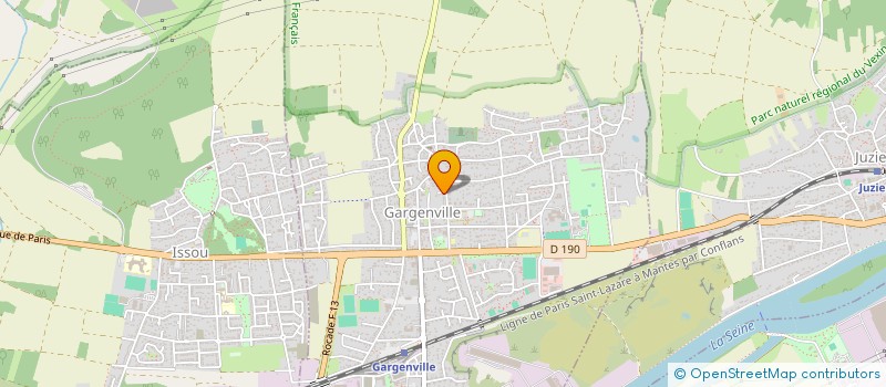 localisation de l'entreprise MONSIEUR MATHIEU MOESSNER  GARGENVILLE