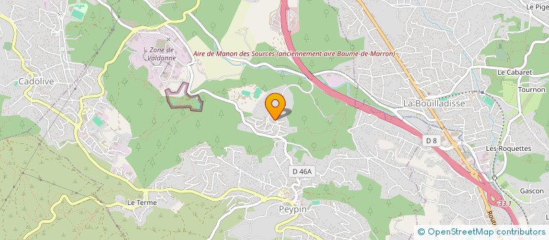 localisation de l'entreprise MONSIEUR MATHIEU MOISSI  PEYPIN