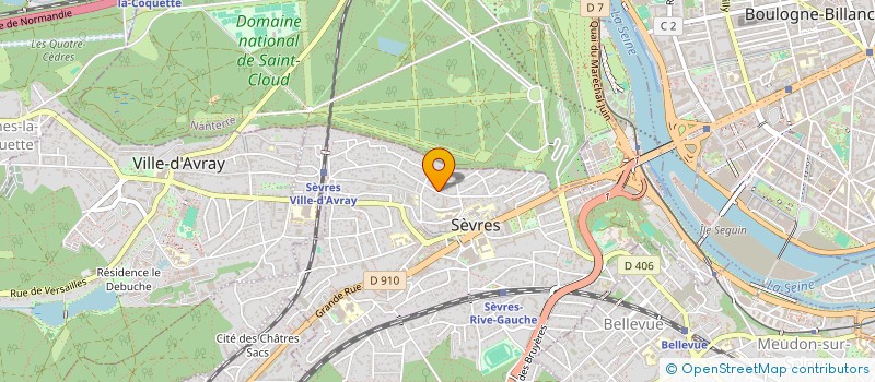 localisation de l'entreprise MONSIEUR MATHIEU MOLINARI à SEVRES