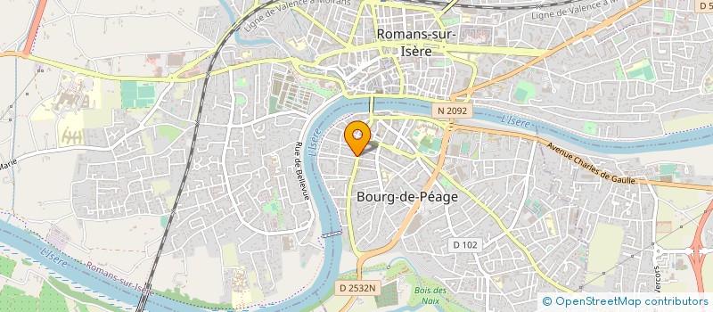 localisation de l'entreprise MONSIEUR MATHIEU MOLLET  BOURG-DE-PEAGE