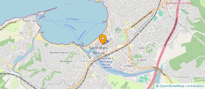 localisation de l'entreprise MONSIEUR MATHIEU MOMIRON à SAINT-JEAN-DE-LUZ