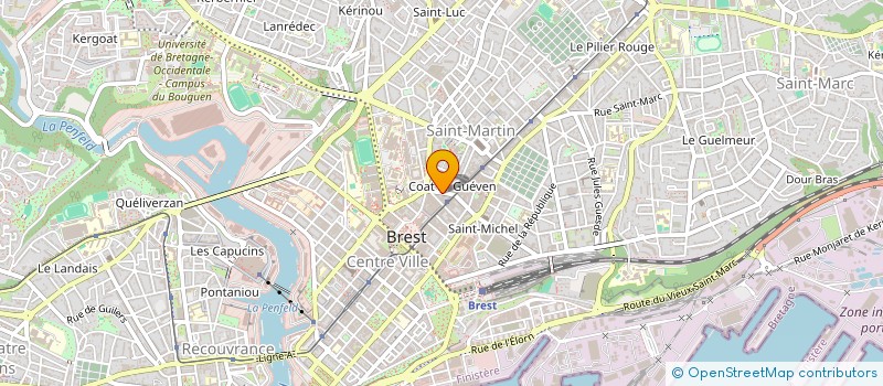 localisation de l'entreprise MONSIEUR MATHIEU MONOT à BREST