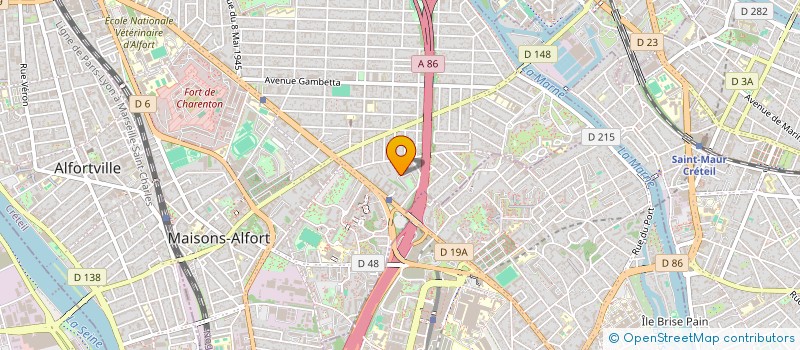 localisation de l'entreprise MONSIEUR MATHIEU MONPELLIER  MAISONS-ALFORT