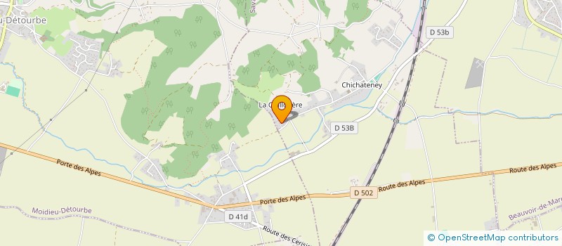 localisation de l'entreprise MONSIEUR MATHIEU MONTAGNON  SAVAS-MEPIN