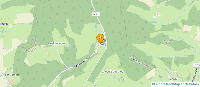 localisation de l'entreprise MONSIEUR MATHIEU MONTAILLIE  LA MOTTE-SAINT-JEAN