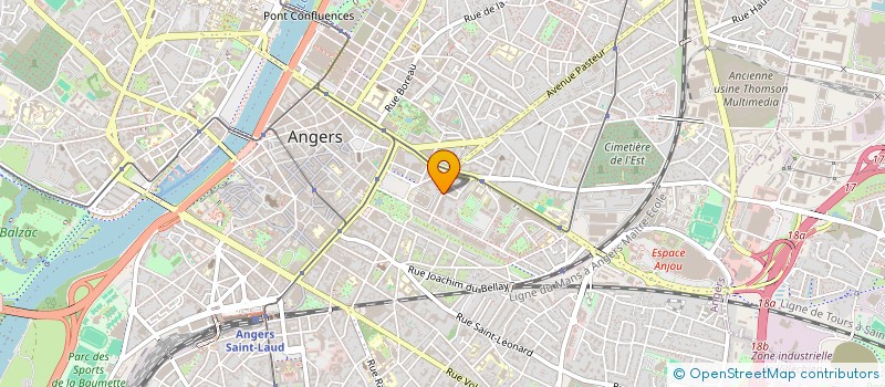 localisation de l'entreprise MONSIEUR MATHIEU MONTECOT à ANGERS