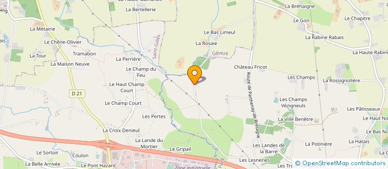 localisation de l'entreprise MONSIEUR MATHIEU MONTOIR  BAULON