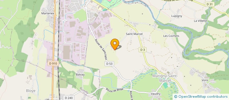 localisation de l'entreprise MONSIEUR MATHIEU MONTORO  MARIGNY-SAINT-MARCEL