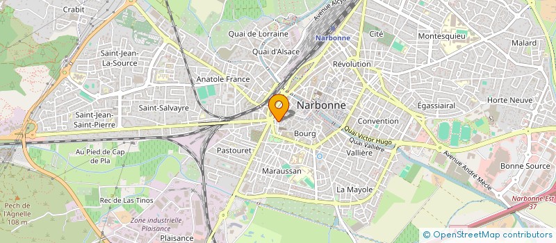 localisation de l'entreprise MONSIEUR MATHIEU MOOCK  NARBONNE