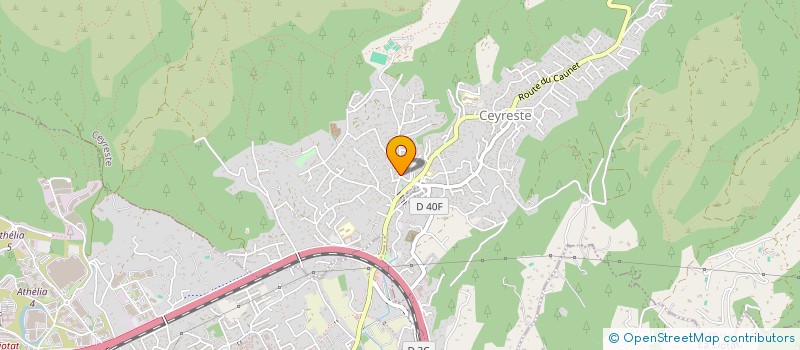 localisation de l'entreprise MONSIEUR MATHIEU MORALES  CEYRESTE