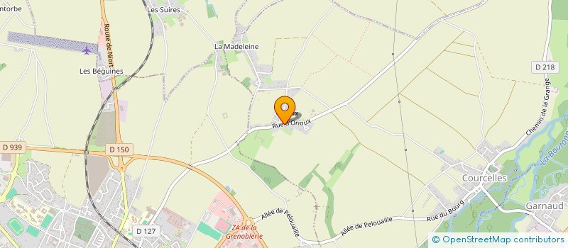 localisation de l'entreprise MONSIEUR MATHIEU MOREAU à COURCELLES