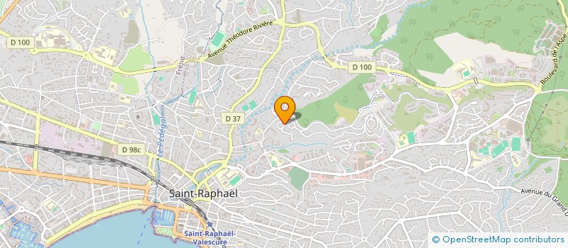 localisation de l'entreprise MONSIEUR MATHIEU MOREAU à SAINT-RAPHAEL