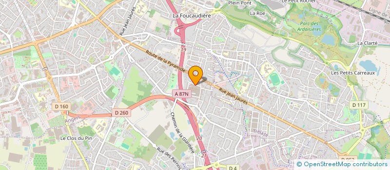 localisation de l'entreprise MONSIEUR MATHIEU MOREAU à LES PONTS-DE-CE