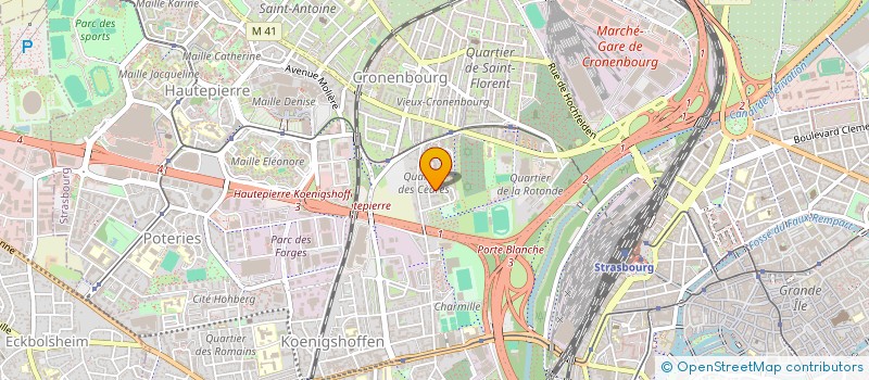 localisation de l'entreprise MONSIEUR MATHIEU MOREIRA à STRASBOURG