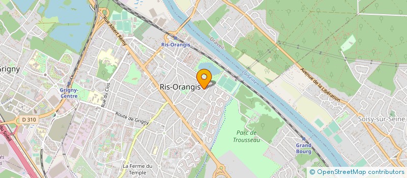 localisation de l'entreprise MONSIEUR MATHIEU MOREL  RIS-ORANGIS