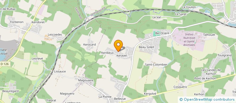 localisation de l'entreprise MONSIEUR MATHIEU MORICE  ELVEN