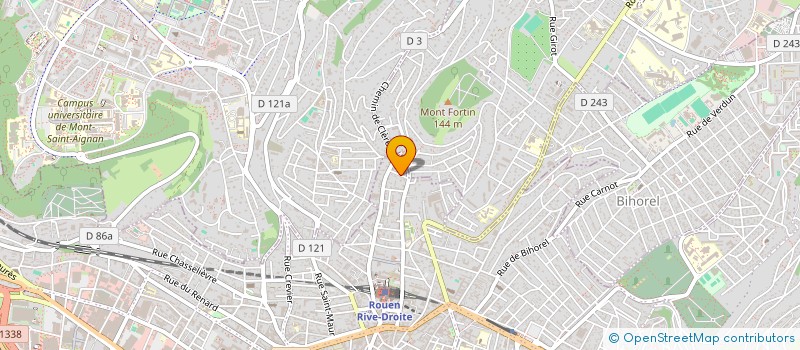 localisation de l'entreprise MONSIEUR MATHIEU MORILLON à ROUEN